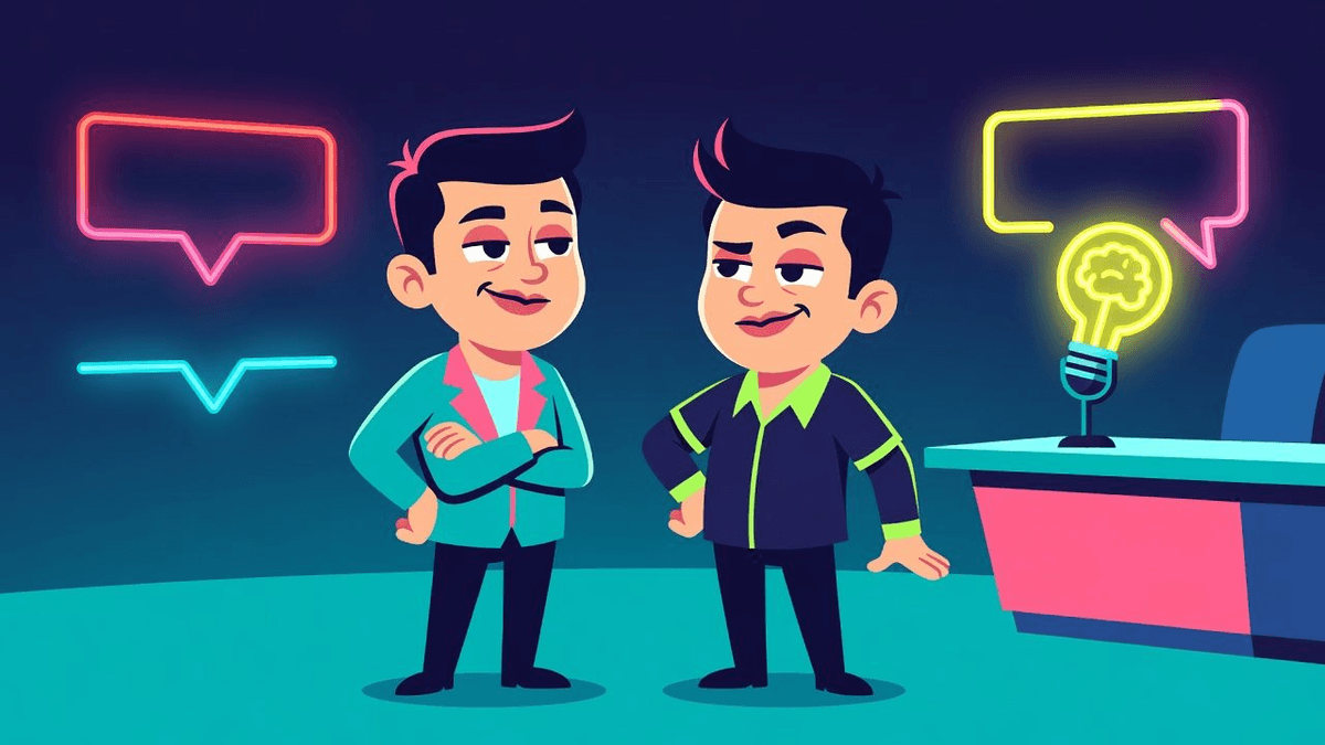 60% of Consumers Say AI Brand Messaging Is a Turnoff — Tech satirical illustration · MEDIUM tier · Roast Station editorial