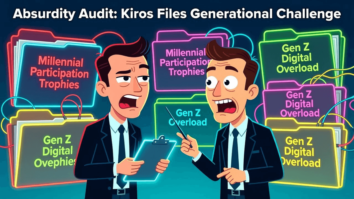 Absurdity Audit: Kiros Files Generational Challenge