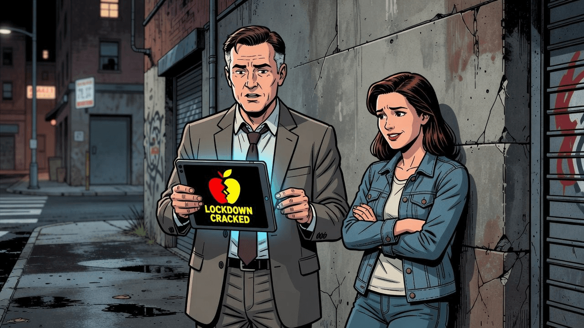 Apple's Brazil App Store Lockdown Finally Cracks — Tech satirical illustration · SPICY tier · Roast Station editorial
