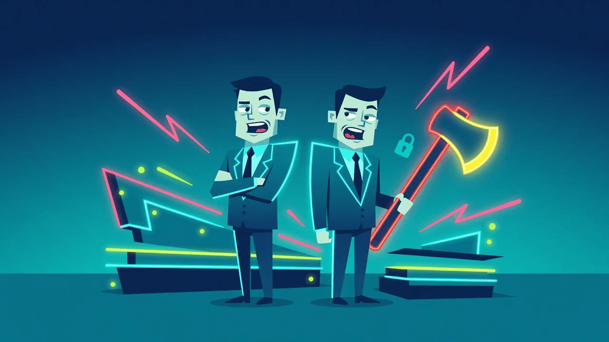 Assa Abloy 'Integrates' Level by Axing Most of It — Tech satirical illustration · MEDIUM tier · Roast Station editorial