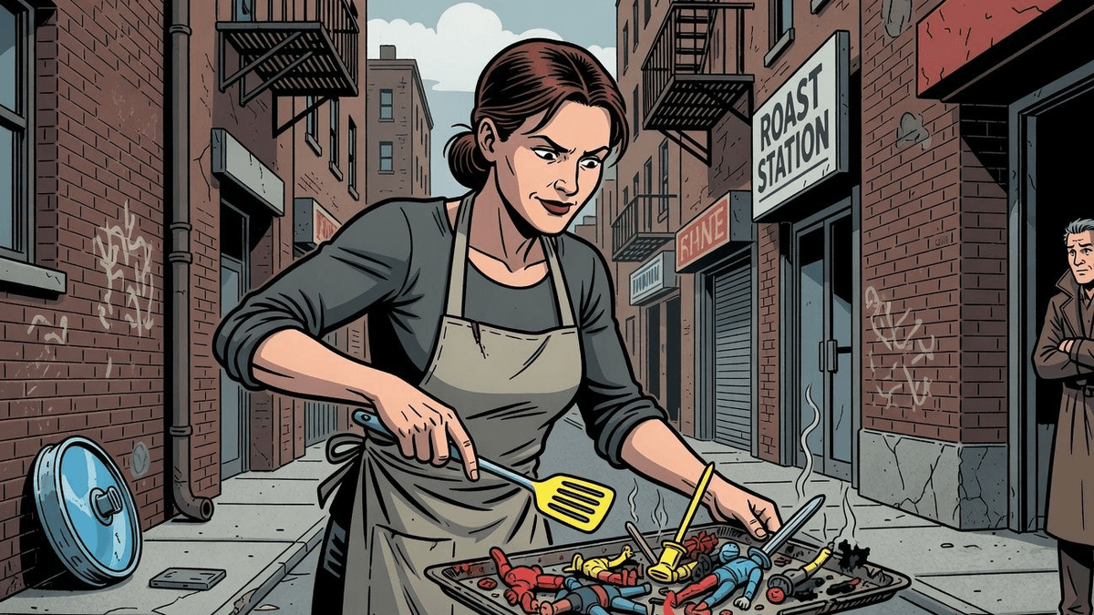 Audacious Refashioning: Carmen Turns Murderous Kids Fare — Entertainment satirical illustration · SPICY tier · Roast Station editorial