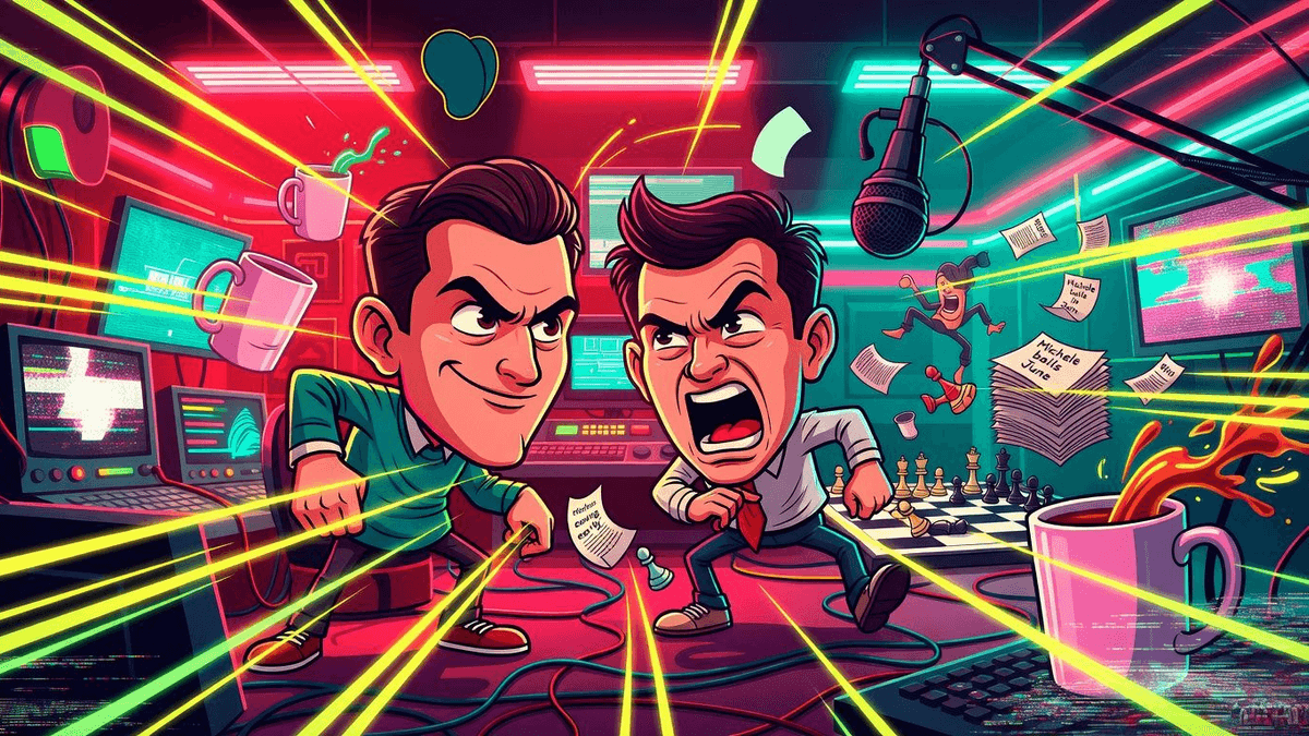Chess Closes Early on Broadway as Michele Bails in June — Entertainment satirical illustration · SPICY tier · Roast Station editorial