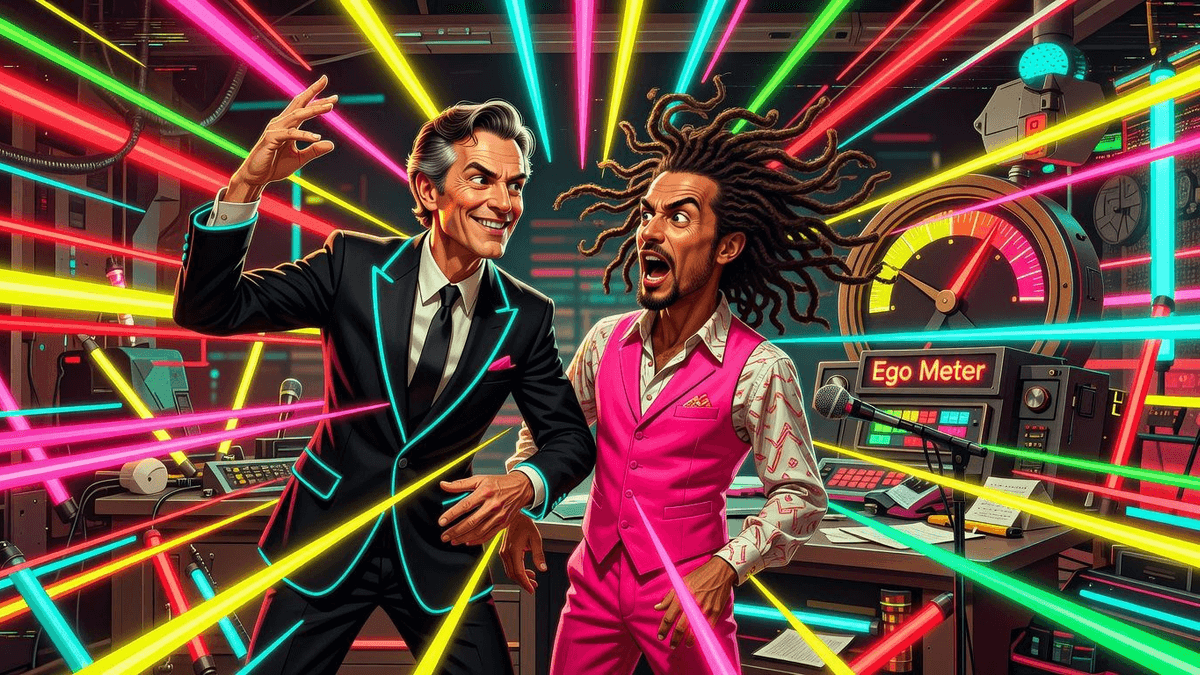 Ego Meter Spikes as Penn Dreads Award Ceremonies — Entertainment satirical illustration · SPICY tier · Roast Station editorial