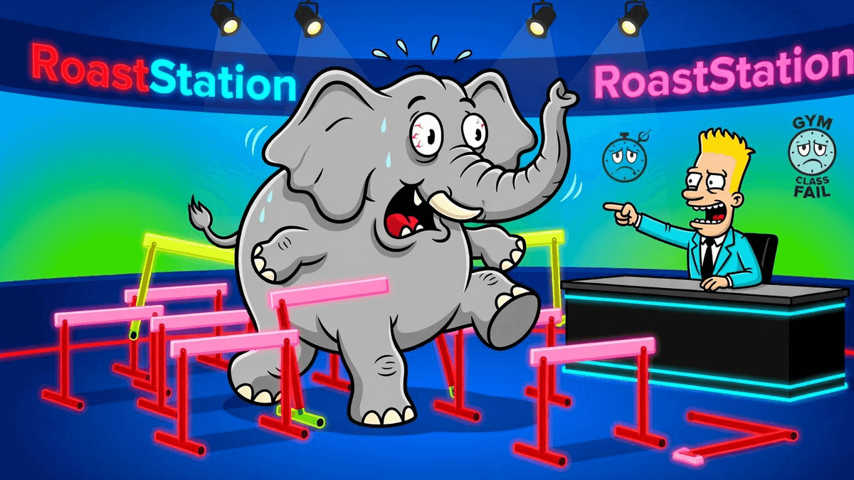 GOP's 'Path' to End Shutdown: More Hurdles Than a Bad Gym Class — Tech satirical illustration · SPICY tier · Roast Station editorial