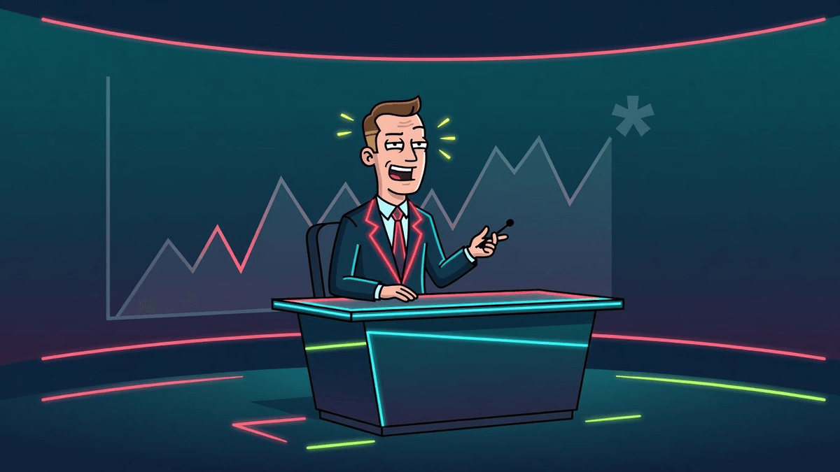 Markets Hail 'Peace' From a Ceasefire With an Asterisk — Finance satirical illustration · MEDIUM tier · Roast Station editorial