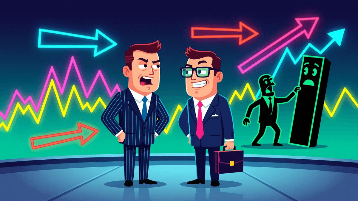 Markets Treat Good Jobs Data Like a Hostile Takeover — Finance satirical illustration · MEDIUM tier · Roast Station editorial