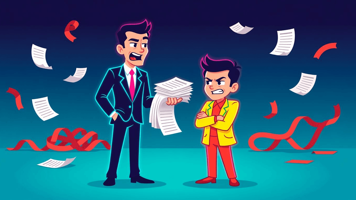 Microsoft Copilot Audit Exposes Speed Claims as Paperwork — Tech satirical illustration · MEDIUM tier · Roast Station editorial