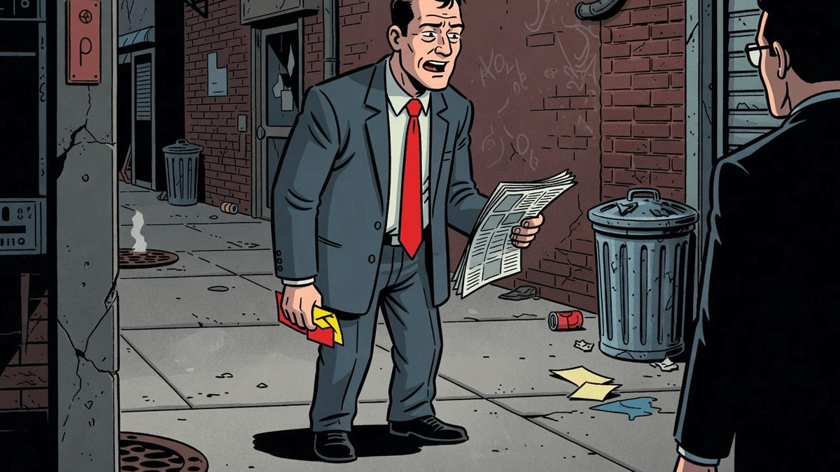 Mubi Pays Up for 'Coward' After Cannes Ovation Scam — Entertainment satirical illustration · SPICY tier · Roast Station editorial
