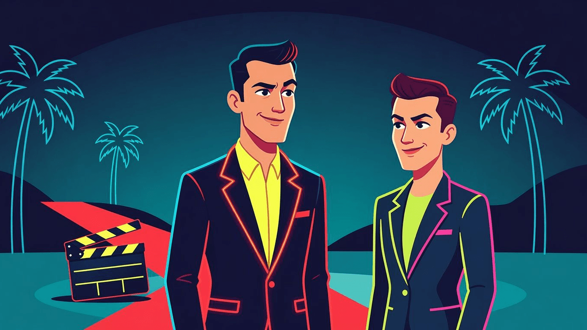 Neon's Seventh Palme Streak Turns Cannes Into a One-Shop Stop — Entertainment satirical illustration · MEDIUM tier · Roast Station editorial