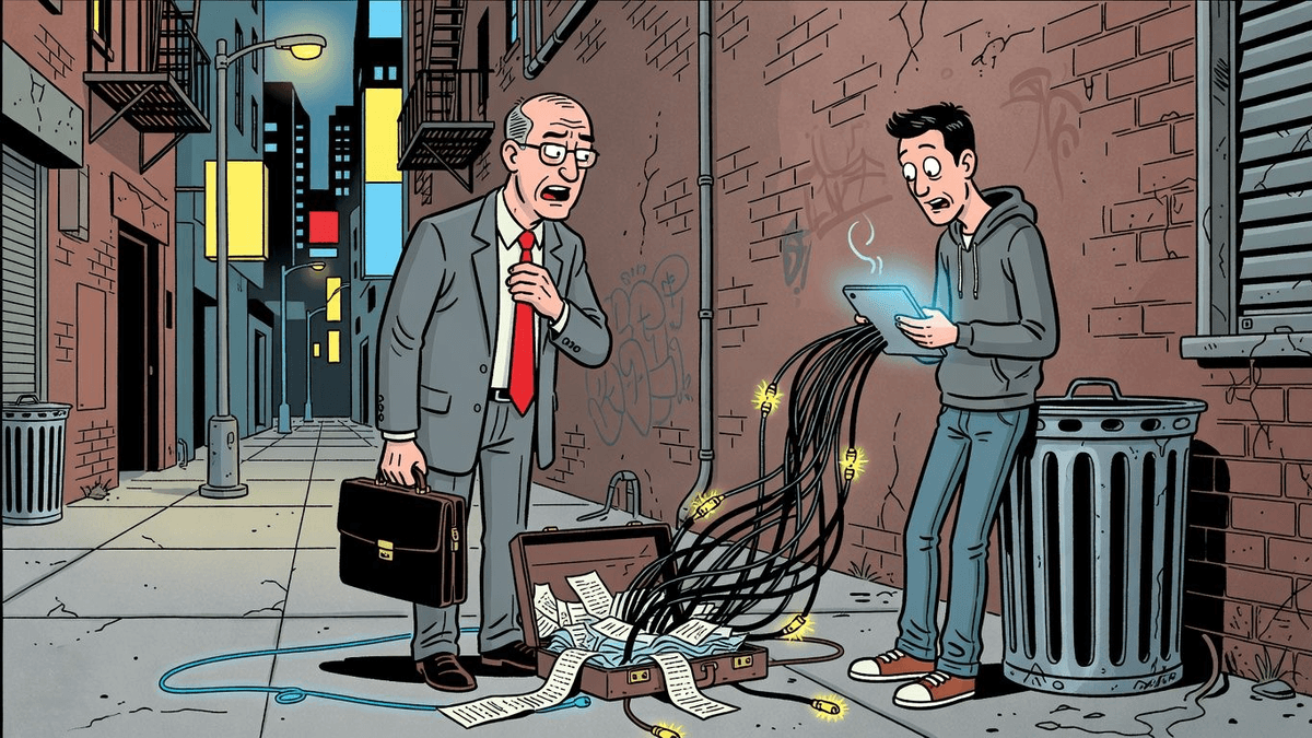 NextEra’s Dominion Buy: Data Hunger Meets Your Bill — Finance satirical illustration · SPICY tier · Roast Station editorial