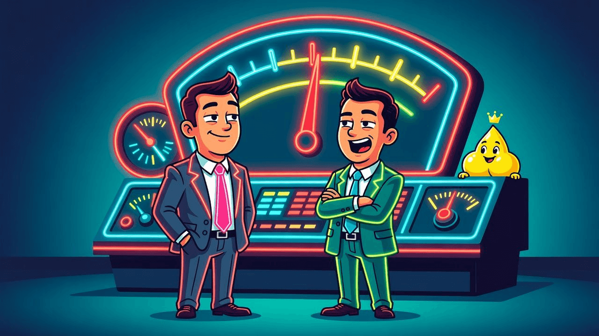 Oil Ego Meter Hits 'Demand Destruction' Delusion Peak — Finance satirical illustration · MEDIUM tier · Roast Station editorial