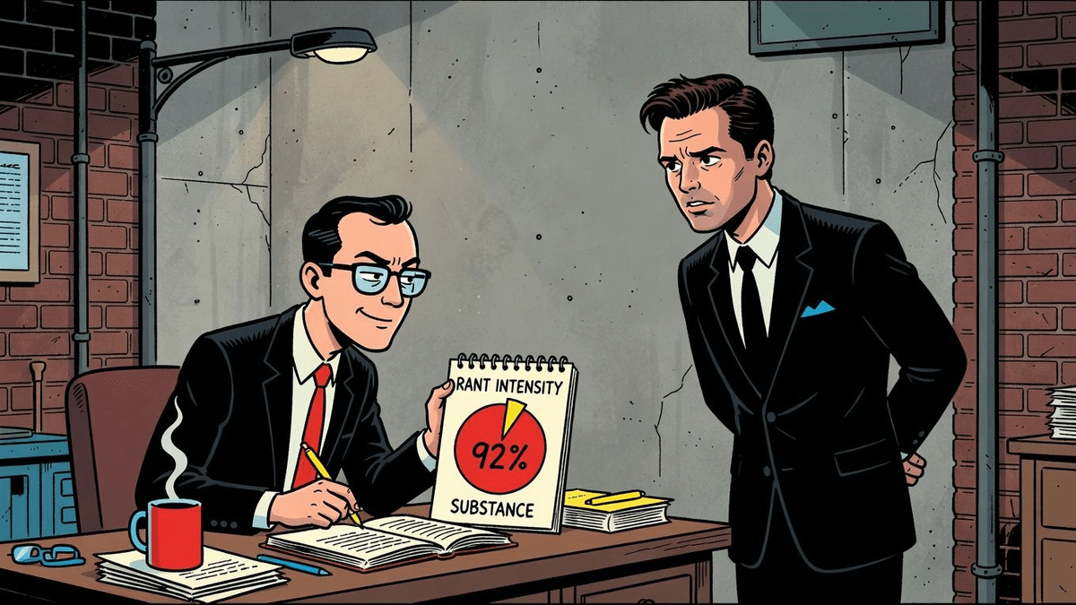 Sebastian Stan's Cannes Anti-Trump Rant Audited — Entertainment satirical illustration · SPICY tier · Roast Station editorial