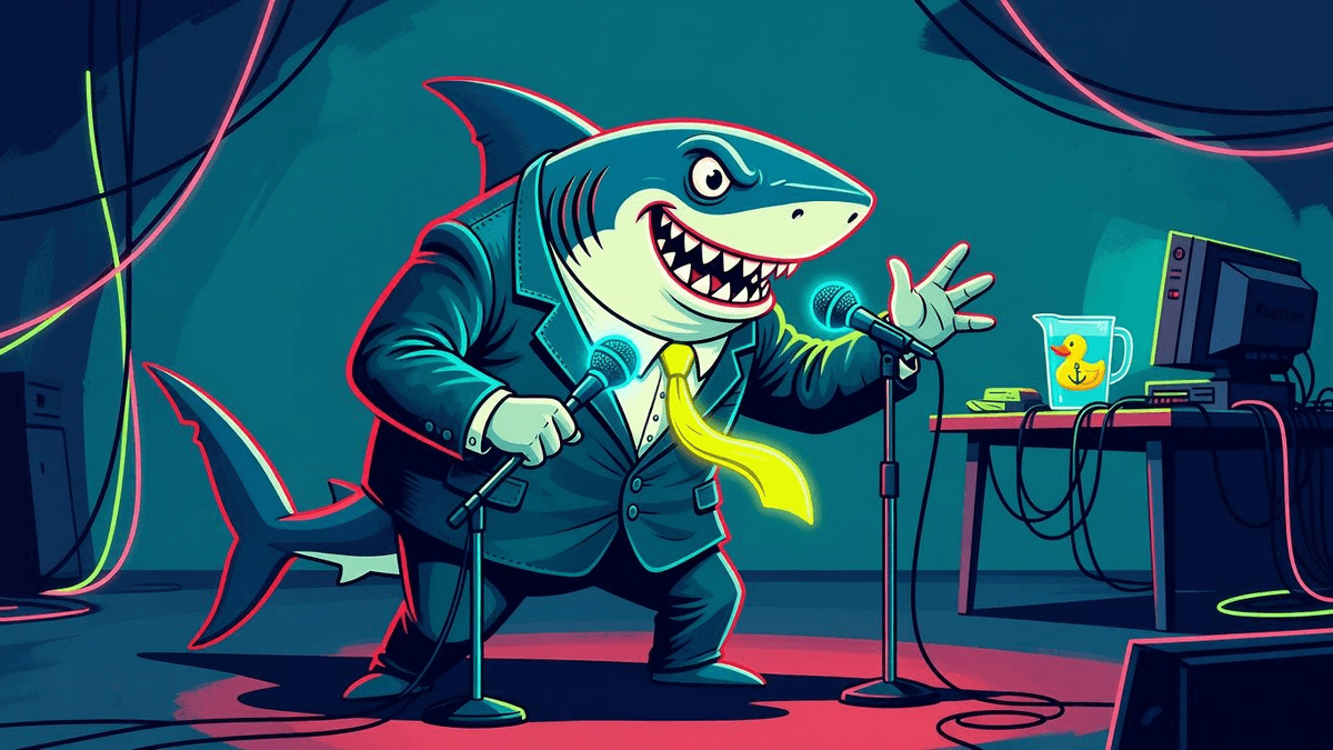 War Fallout 'Favors' Home Shoppers Like a Shark Favors Swimmers — Finance satirical illustration by Roast Station